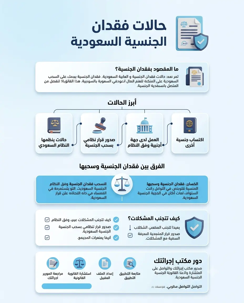 حالات فقدان الجنسية السعودية